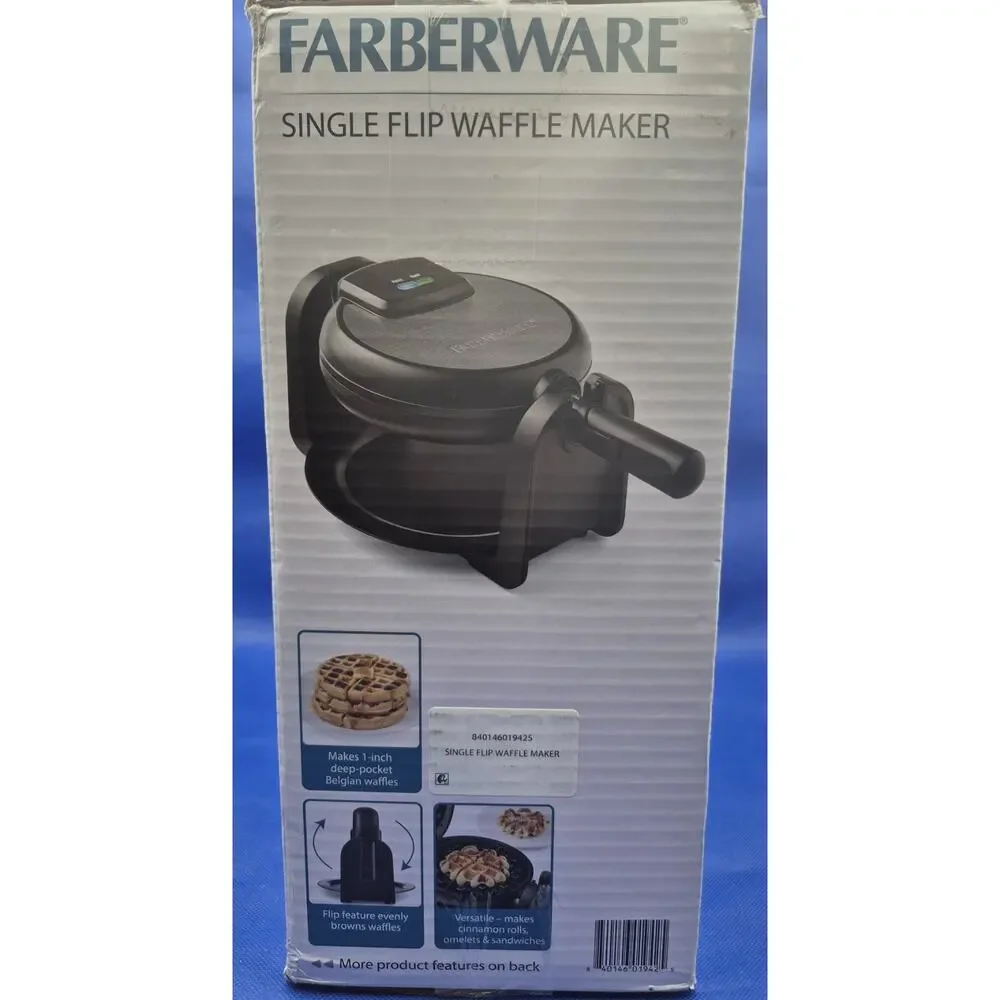 Farberware Single Flip Waffle Maker NEW in Box
